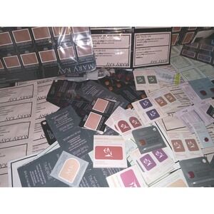 LOT OF 25 - Mary Kay Samples Eye Cheek Lip Foundation Skin Care Consultant